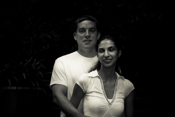 Series E: Bakhtavar and Mike in B&W - 1