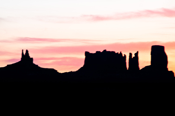 Sunrise over Monument Valley (Very slow shutter speed)
