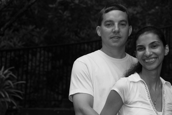 Series E: Bakhtavar and Mike in B&W - 6