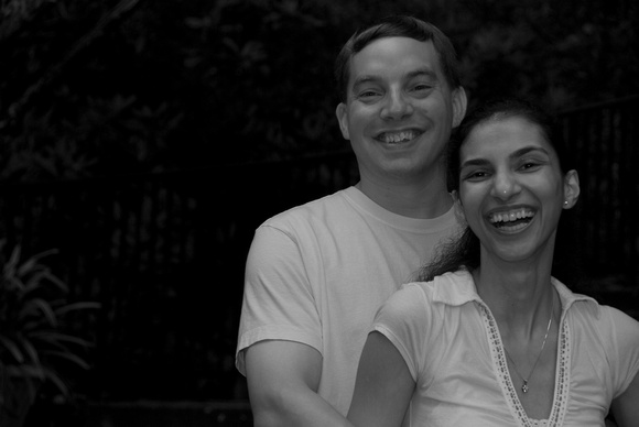 Series E: Bakhtavar and Mike in B&W - 7